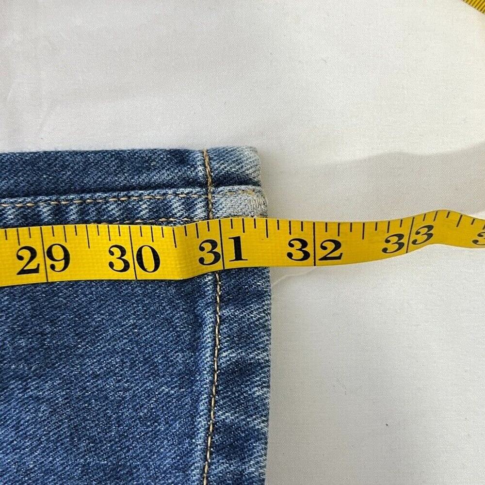 Tommy Hilfiger Blue Denim Vintage 90's Flare Bell Bottom Jeans Size 9 Women's - Picture 13 of 13